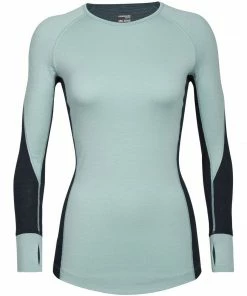 Icebreaker Women's BodyfitZone Merino 260 Zone Long Sleeve Crewe Thermal Top