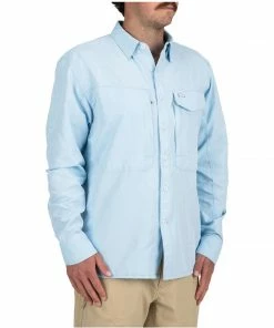 Simms Fishing Men's Guide Long Sleeve Fishing Shirt