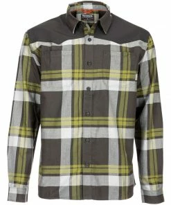 Simms Fishing Men's Blacks Ford Flannel Long Sleeve Shirt - Clearance
