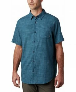 Columbia Men's Under Exposure Yarn-Dye Short Sleeve Shirt - Clearance