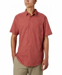 Columbia Men's Under Exposure Yarn-Dye Short Sleeve Shirt - Clearance