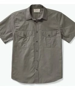 Filson Men's Feather Cloth Short Sleeve Shirt