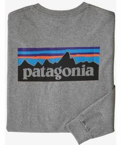 Patagonia Men's Long-Sleeved P-6 Logo Responsibili-Tee 26 Patagonia Men's Long-Sleeved P-6 Logo Responsibili-Tee