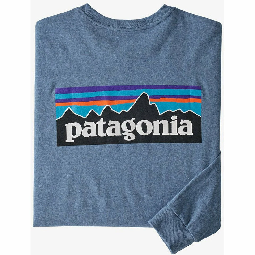 Patagonia Men's Long-Sleeved P-6 Logo Responsibili-Tee 10 Patagonia Men's Long-Sleeved P-6 Logo Responsibili-Tee