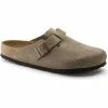 Birkenstock Boston Soft Footbed Suede Leather