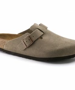 Birkenstock Boston Soft Footbed Suede Leather