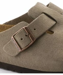 Birkenstock Boston Soft Footbed Suede Leather