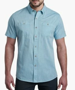 KUHL Men's Karib Stripe Short Sleeve Shirt