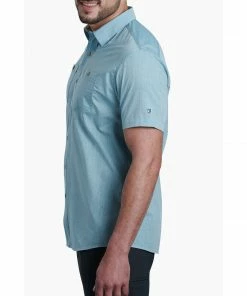 KUHL Men's Karib Stripe Short Sleeve Shirt