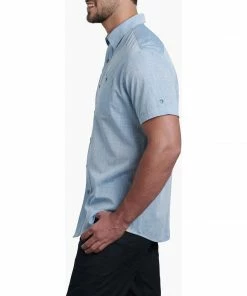 KUHL Men's Karib Stripe Short Sleeve Shirt