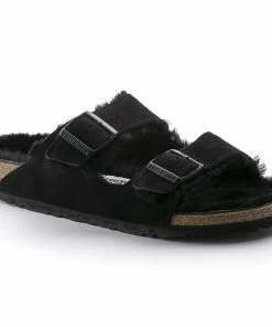 Birkenstock Arizona Shearling Suede Leather