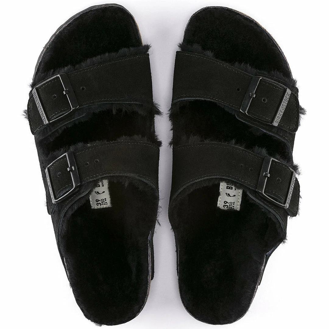 Birkenstock Arizona Shearling Suede Leather 5 Birkenstock Arizona Shearling Suede Leather