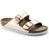 Birkenstock Men Arizona Soft Footbed Natural Leather