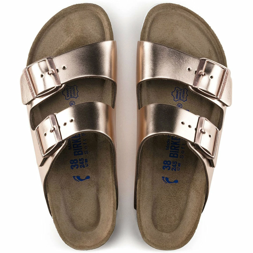 Birkenstock Men Arizona Soft Footbed Natural Leather 5 Birkenstock Men Arizona Soft Footbed Natural Leather