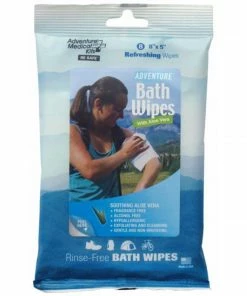 Adventure Medical Kits Adventure Bath Wipes - Travel Size, Pkg./8
