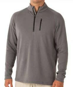 Free Fly Men's Bamboo Fleece Quarter Zip