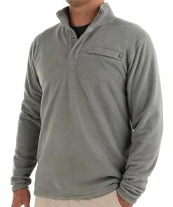 Free Fly Men's Bamboo Polar Fleece Snap Pullover