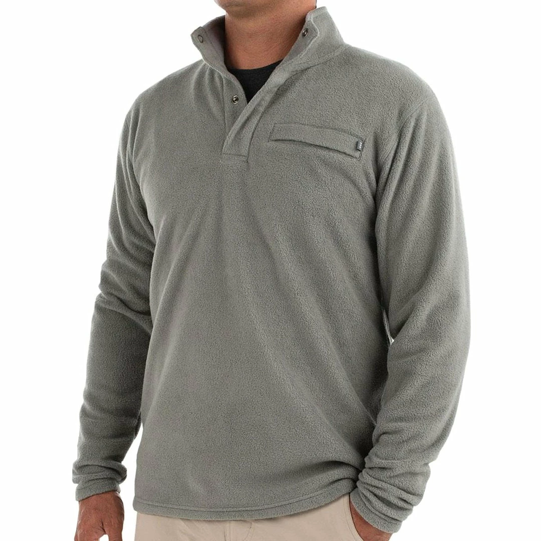 Free Fly Men's Bamboo Polar Fleece Snap Pullover 3 Free Fly Men's Bamboo Polar Fleece Snap Pullover