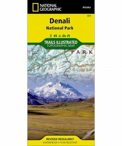 National Geographic Maps Denali National Park And Preserve Map Camp & Hike