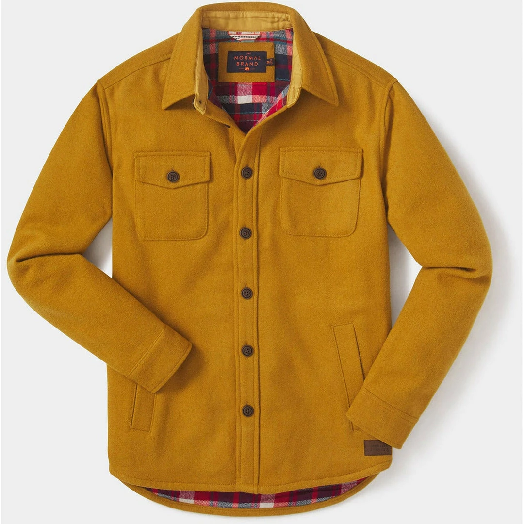 The Normal Brand Men's Brightside Flannel Lined Jacket 8 The Normal Brand Men's Brightside Flannel Lined Jacket