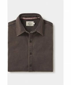The Normal Brand Men's Puremeso Acid Wash Button Up Shirt