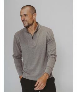 The Normal Brand Men's Puremeso Quarter Zip Pullover