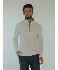 The Normal Brand Men's Puremeso Quarter Zip Pullover