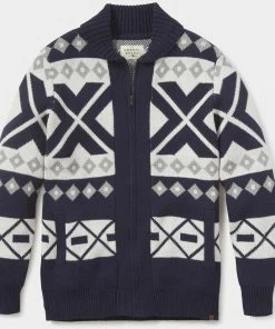 The Normal Brand Men's Nordic Full-Zip Cardigan