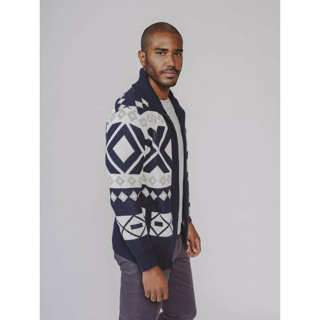 The Normal Brand Men's Nordic Full-Zip Cardigan 6 The Normal Brand Men's Nordic Full-Zip Cardigan