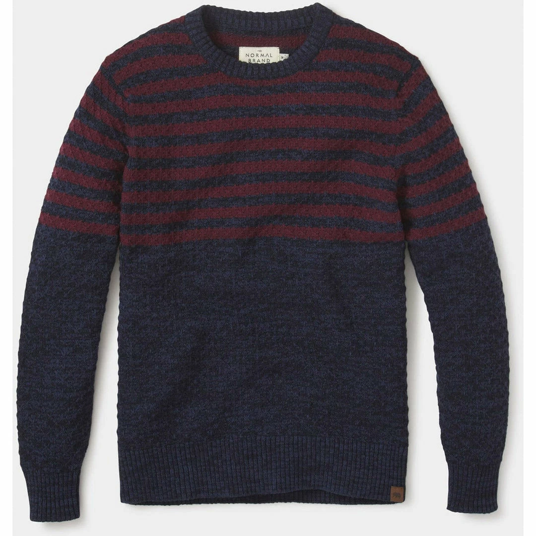 The Normal Brand Men's Pique Stitch Crew 3 The Normal Brand Men's Pique Stitch Crew
