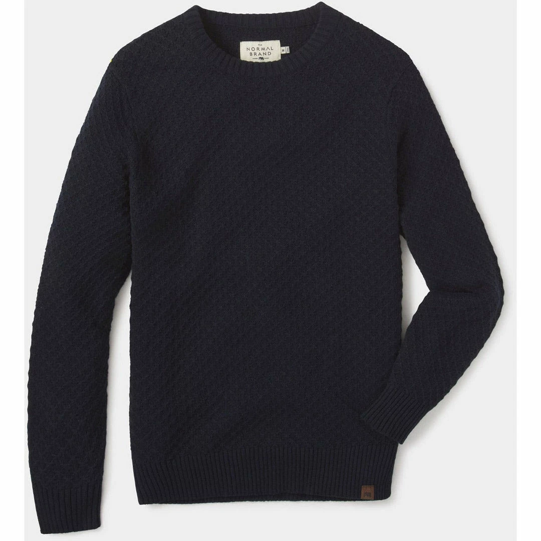 The Normal Brand Men's Rib Shaker Sweater 3 The Normal Brand Men's Rib Shaker Sweater