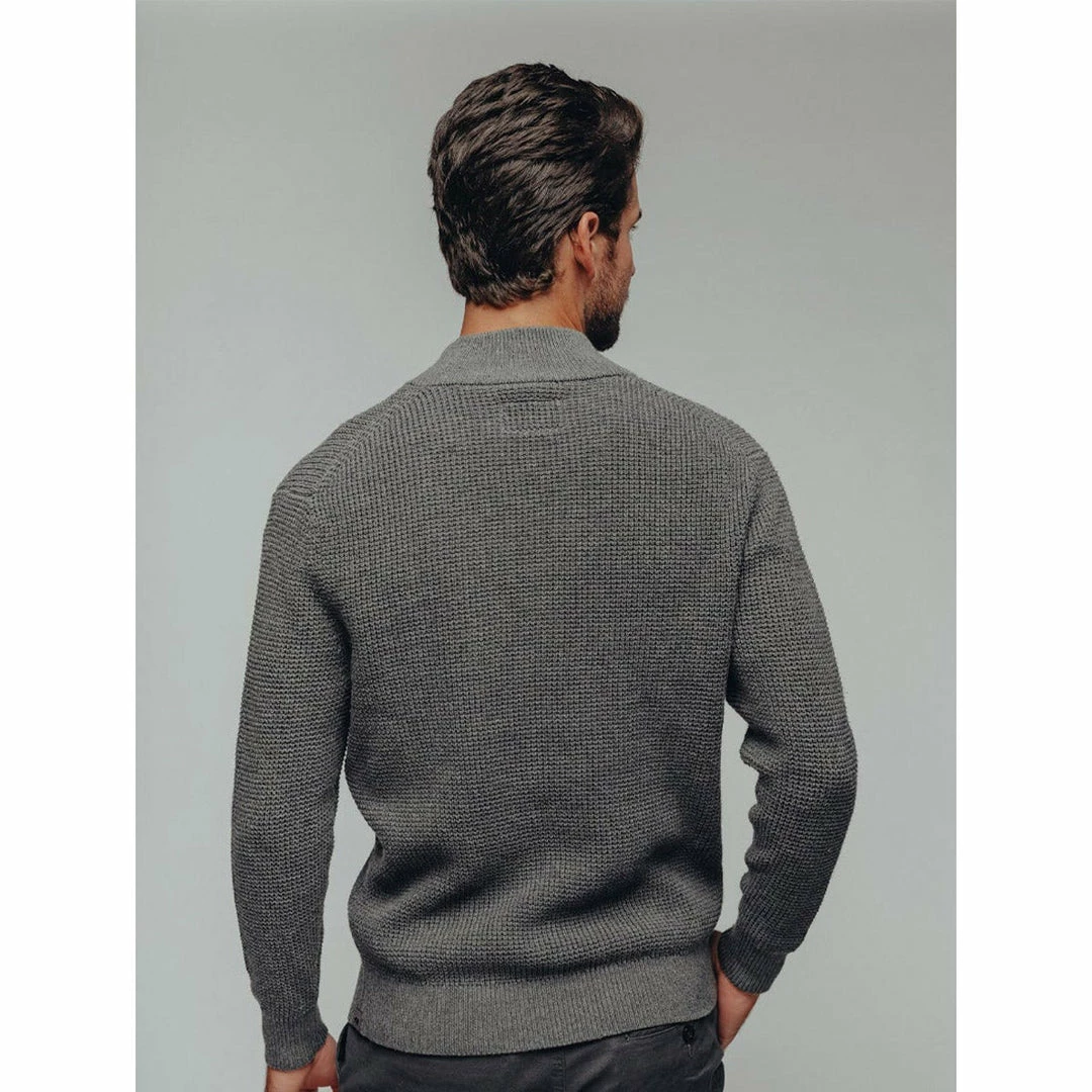 The Normal Brand Men's Waffle Knit Quarter Zip Pullover 5 The Normal Brand Men's Waffle Knit Quarter Zip Pullover