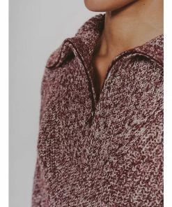 The Normal Brand Women's Dani Quarter Zip Sweater 16 The Normal Brand Women's Dani Quarter Zip Sweater