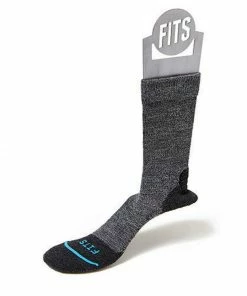 FITS Men Light Hiker Solid Crew Socks