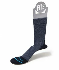 FITS Men Light Hiker Solid Crew Socks