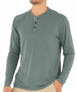 Free Fly Men's Bamboo Flex Henley 33 Free Fly Men's Bamboo Flex Henley