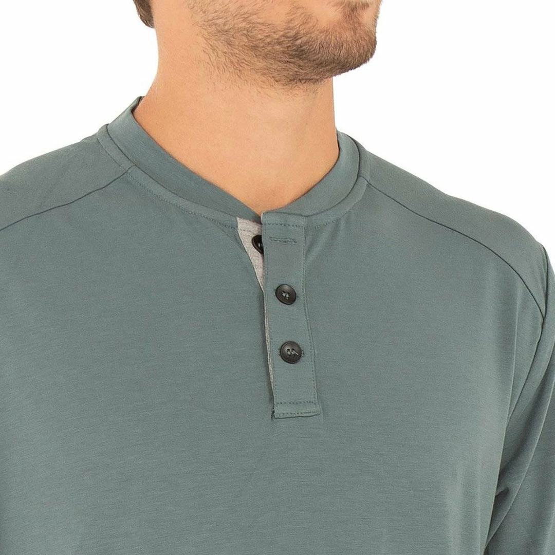 Free Fly Men's Bamboo Flex Henley 14 Free Fly Men's Bamboo Flex Henley