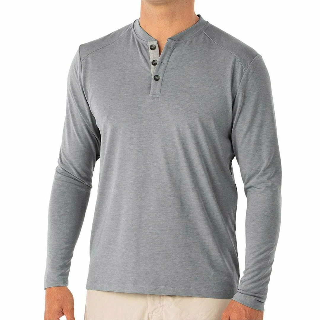Free Fly Men's Bamboo Flex Henley 17 Free Fly Men's Bamboo Flex Henley