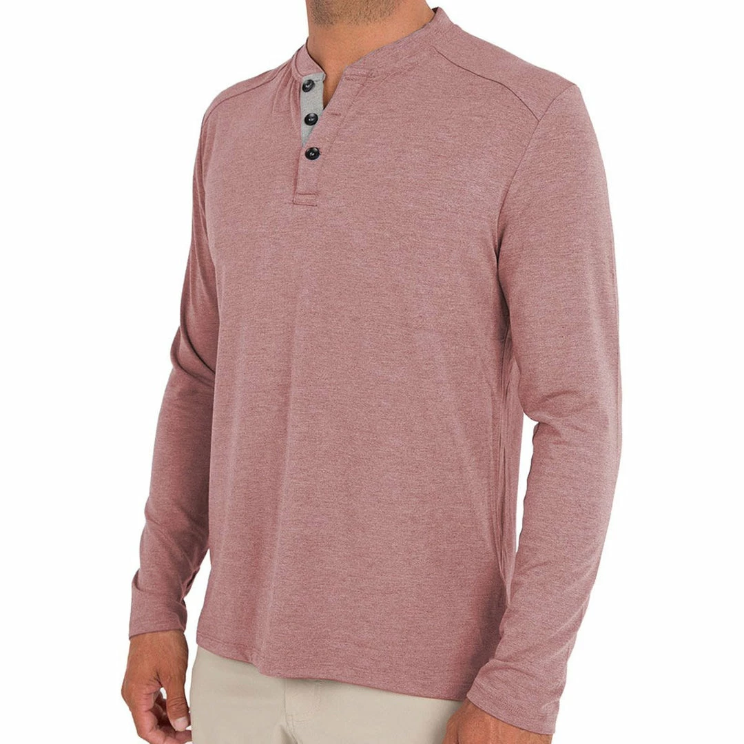 Free Fly Men's Bamboo Flex Henley 4 Free Fly Men's Bamboo Flex Henley