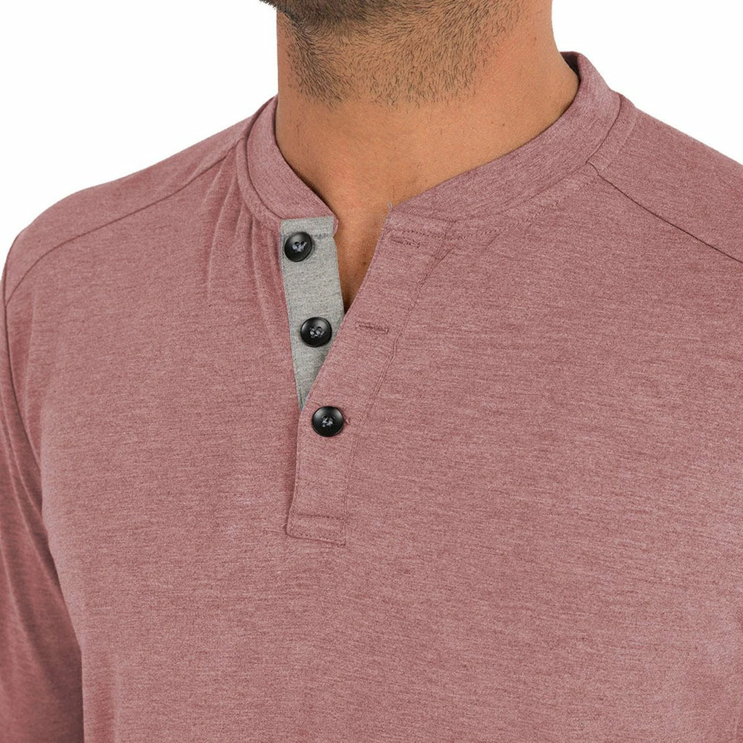 Free Fly Men's Bamboo Flex Henley 6 Free Fly Men's Bamboo Flex Henley