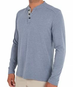 Free Fly Men's Bamboo Flex Henley 30 Free Fly Men's Bamboo Flex Henley