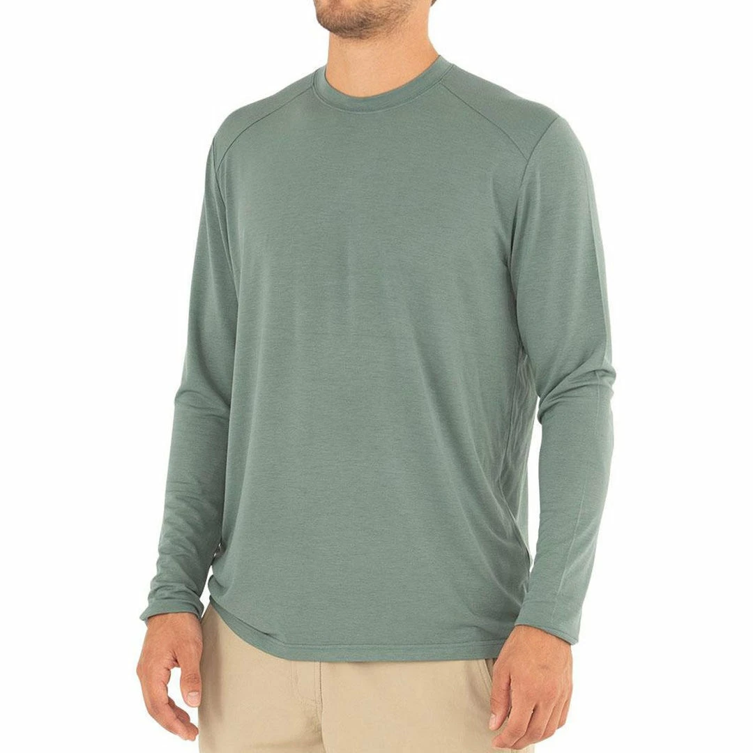 Free Fly Men's Bamboo Midweight Long Sleeve 7 Free Fly Men's Bamboo Midweight Long Sleeve