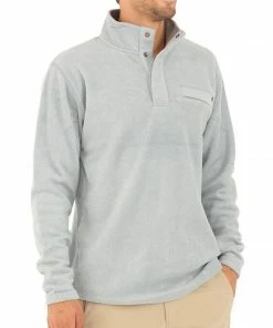 Free Fly Men's Bamboo Polar Fleece Snap Pullover