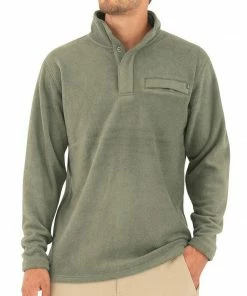 Free Fly Men's Bamboo Polar Fleece Snap Pullover