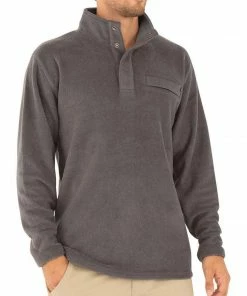 Free Fly Men's Bamboo Polar Fleece Snap Pullover