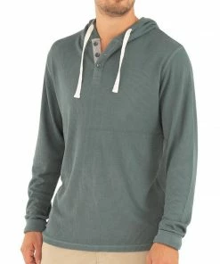 Free Fly Men's Bamboo Waffle Hoody