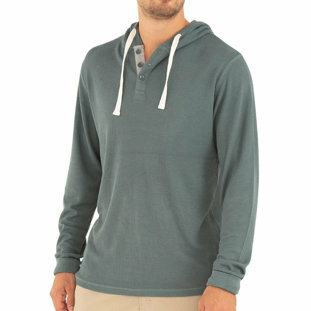 Free Fly Men's Bamboo Waffle Hoody 3 Free Fly Men's Bamboo Waffle Hoody