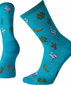 Smartwool Men's Ultra Light Fantastic Flamingos Crew Socks