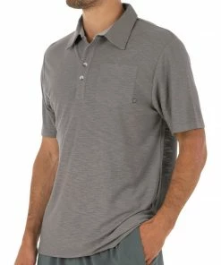 Free Fly Men's Bamboo Slub Polo