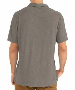 Free Fly Men's Bamboo Slub Polo